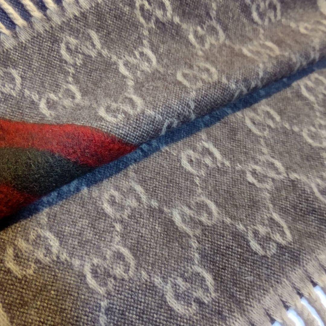 ❤美品箱付き❤GUCCI マフラー ストール ショール スカーフ❤　ブラウン　❤