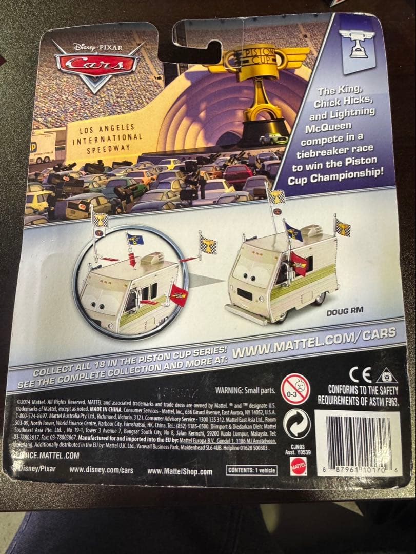 s1785 ミニカー　DOUG RM(ホワイト×グリーン) 「カーズ」