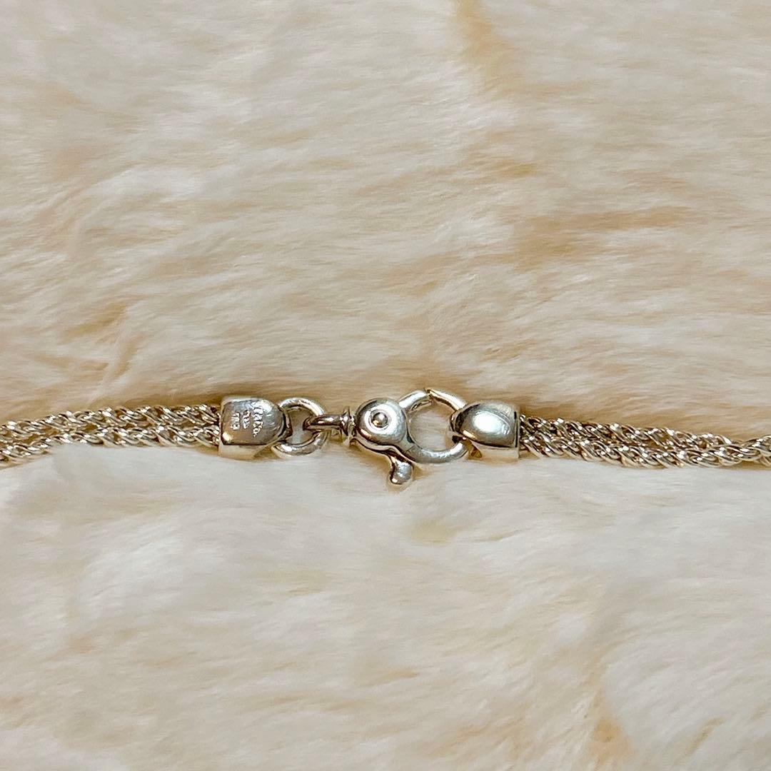 【希少品】ティファニー ダブル ロープ センターノット ネックレス SV925