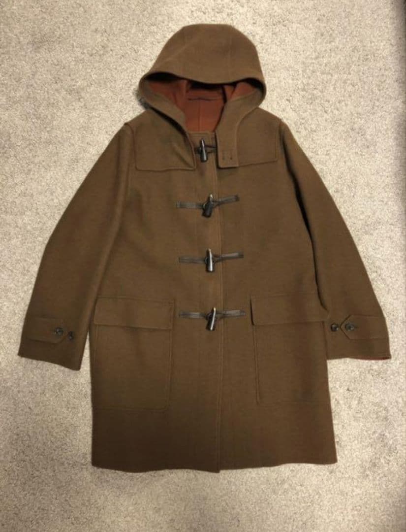 CARUSO ブラウン ダッフルコート カルーゾ