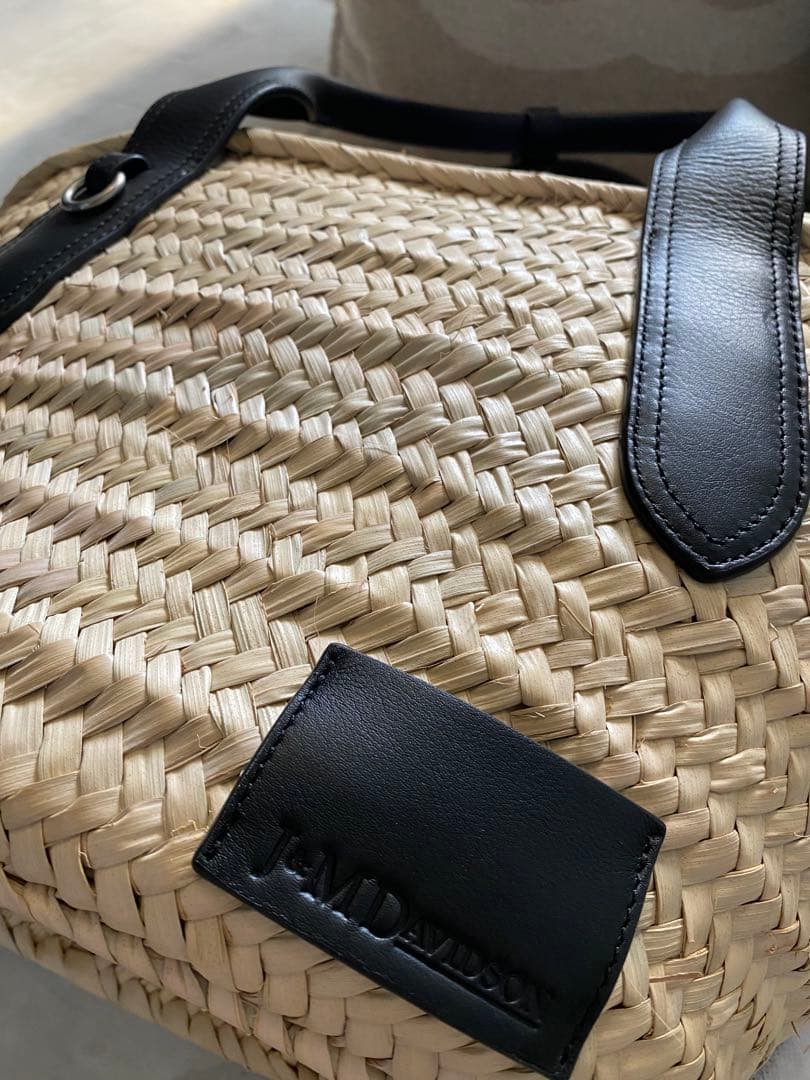 新品　完売　J&M DAVIDSON カゴバッグ　かご　ラフィア
