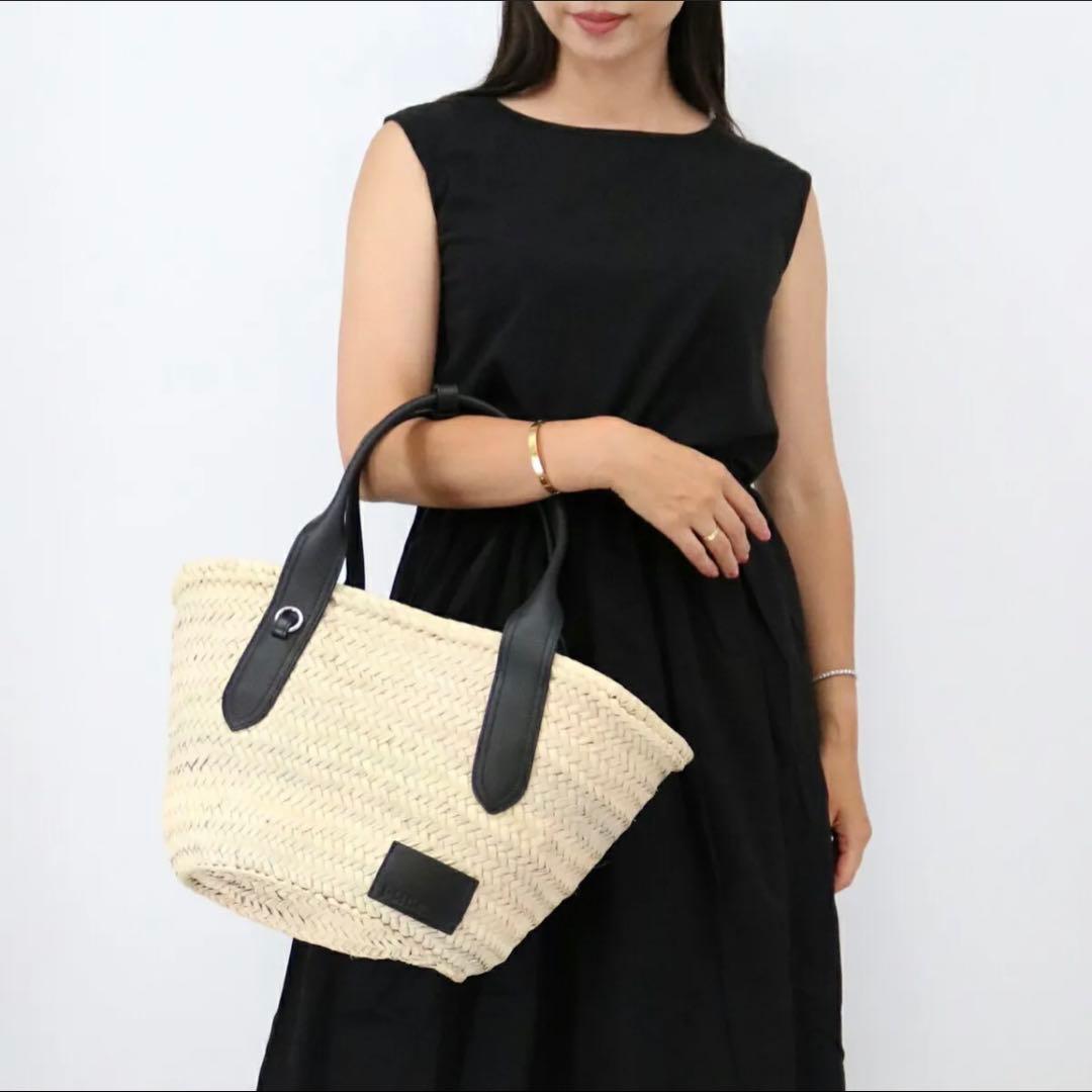 新品　完売　J&M DAVIDSON カゴバッグ　かご　ラフィア