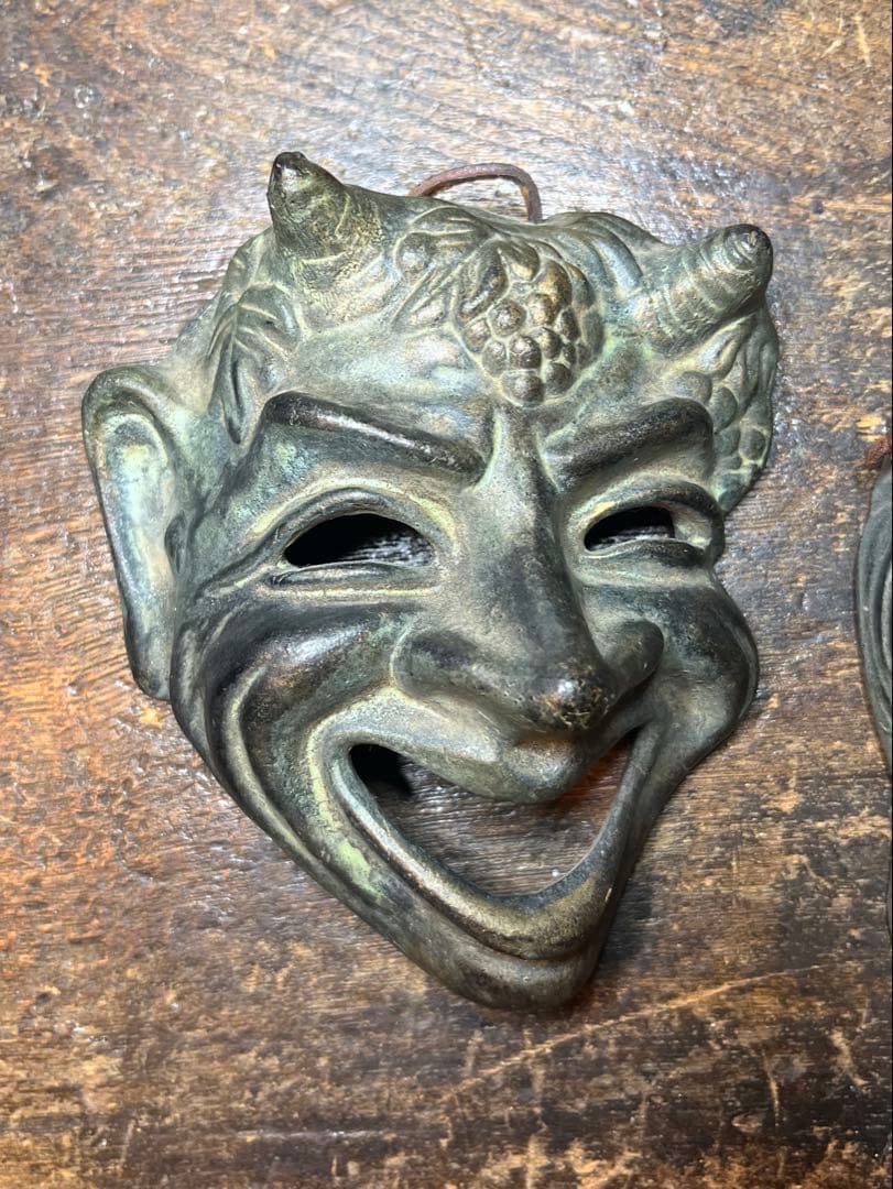 TwoFace 悪魔　ミッドセンチュリー　ウォールデコ　壁掛け　ビンテージ