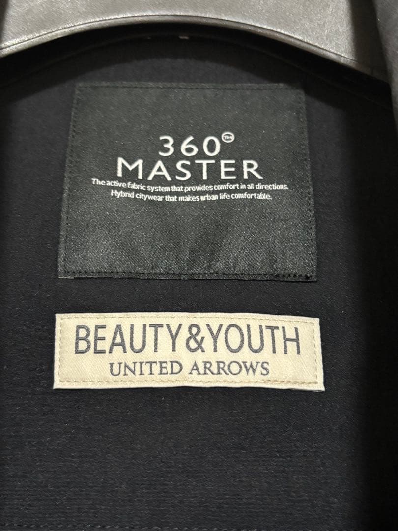 未使用 360°MASTER リラックス2ボタンジャケット ブラック Sサイズ黒