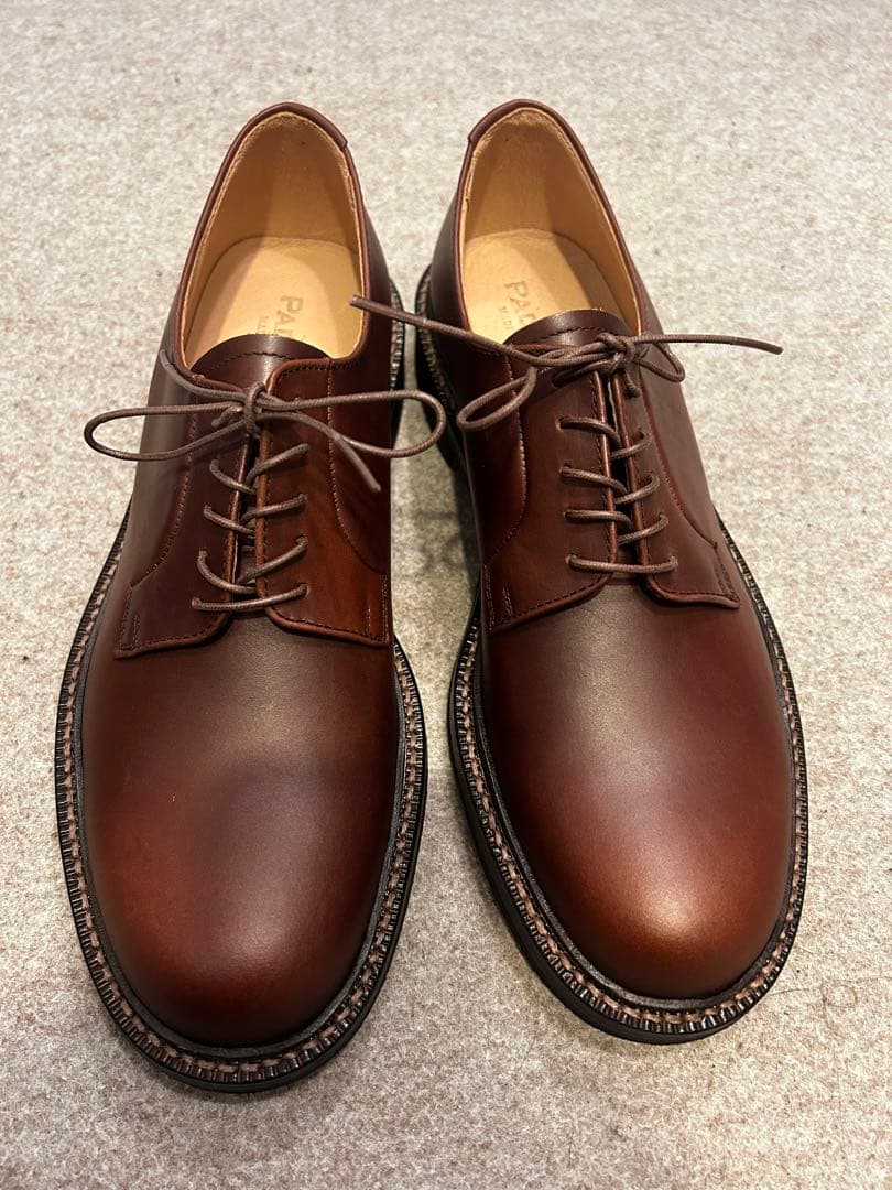 PADRONE新品未使用定価37,400円ダービープレーントゥクレープソール42