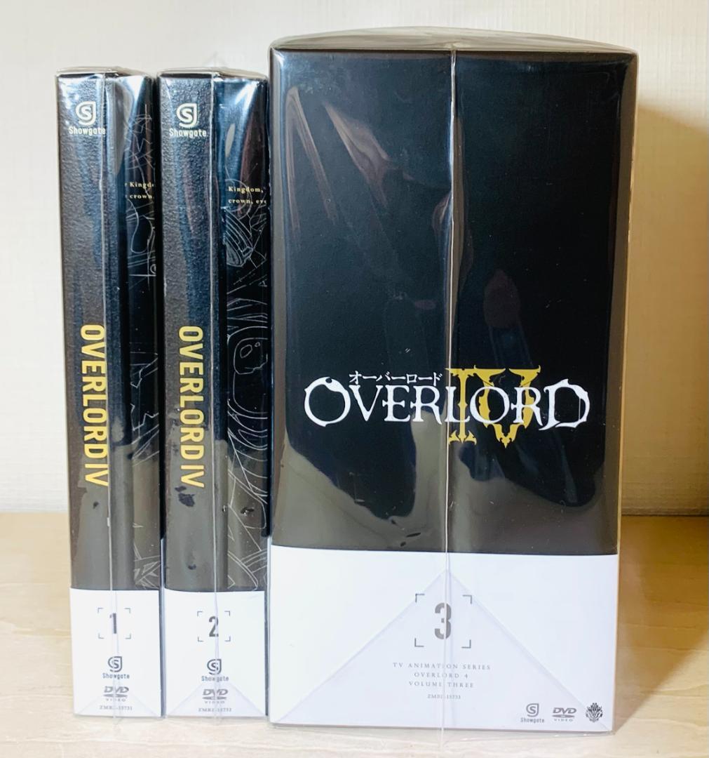 【未開封あり】 オーバーロードⅣ DVD 全3巻 セット (初回版) BOX