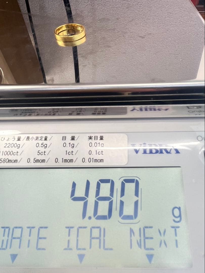 SAMK24 純金オーダーマットリング 4.8g刻印あり ハンドメイド
