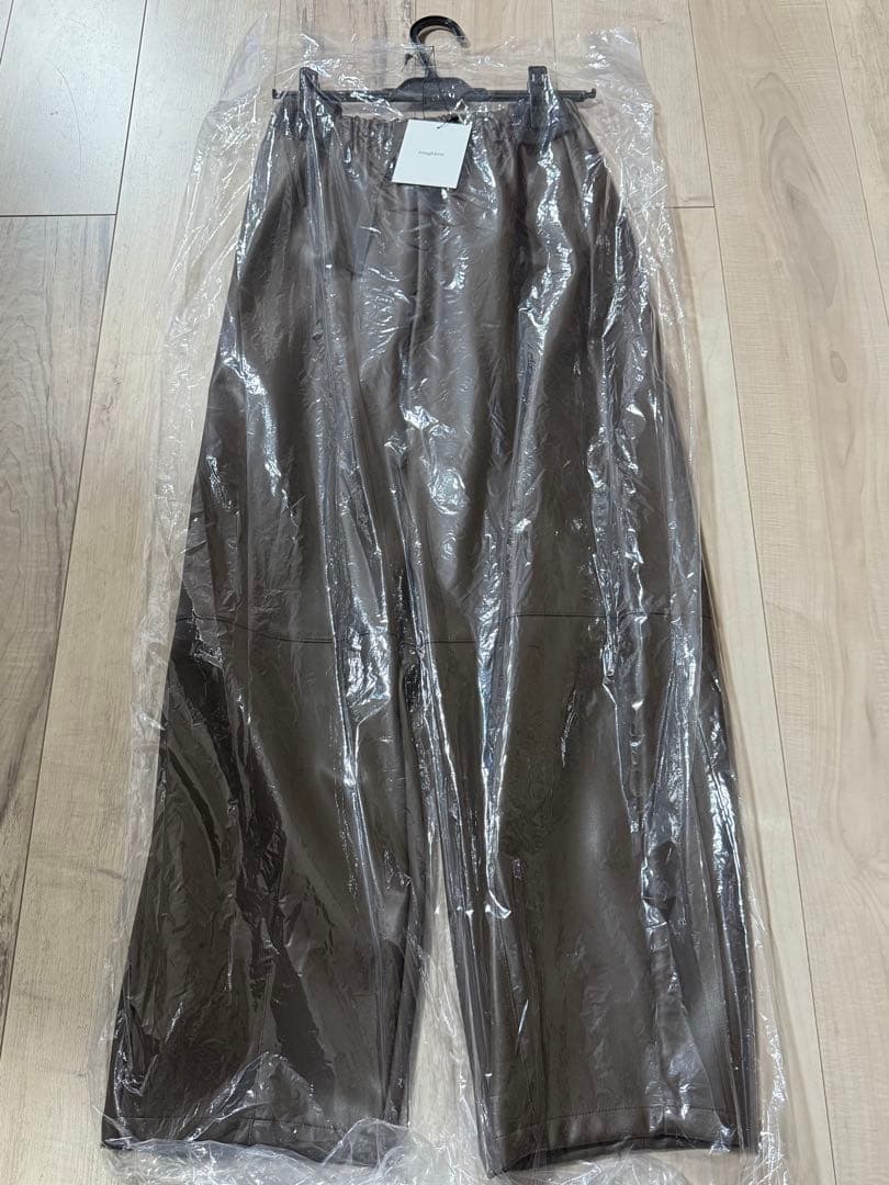roughlow ラフロー　barrel leather pants