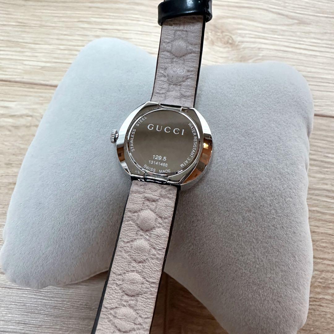 GUCCI アナログ 腕時計 ブラック 129.5