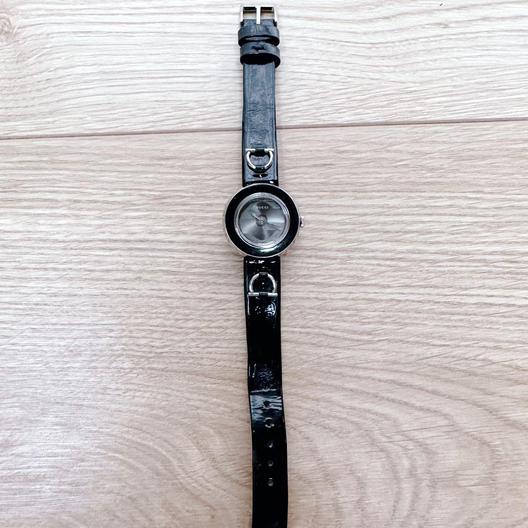 GUCCI アナログ 腕時計 ブラック 129.5
