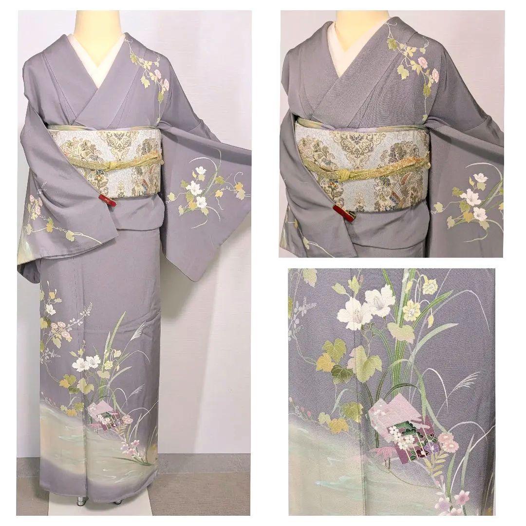 678　刺繍一つ紋入り　トールサイズ　　附下げ訪問着