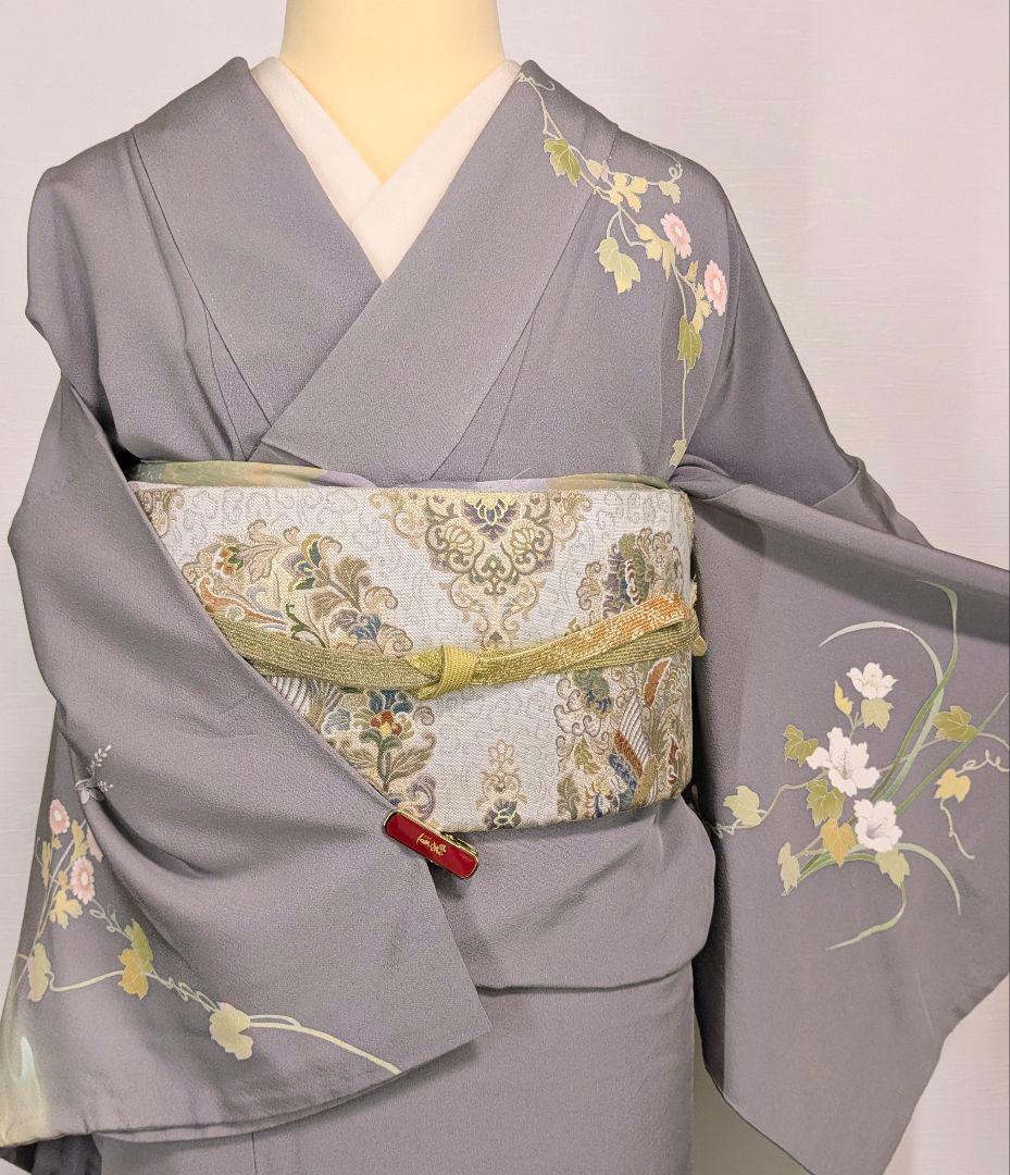 678　刺繍一つ紋入り　トールサイズ　　附下げ訪問着