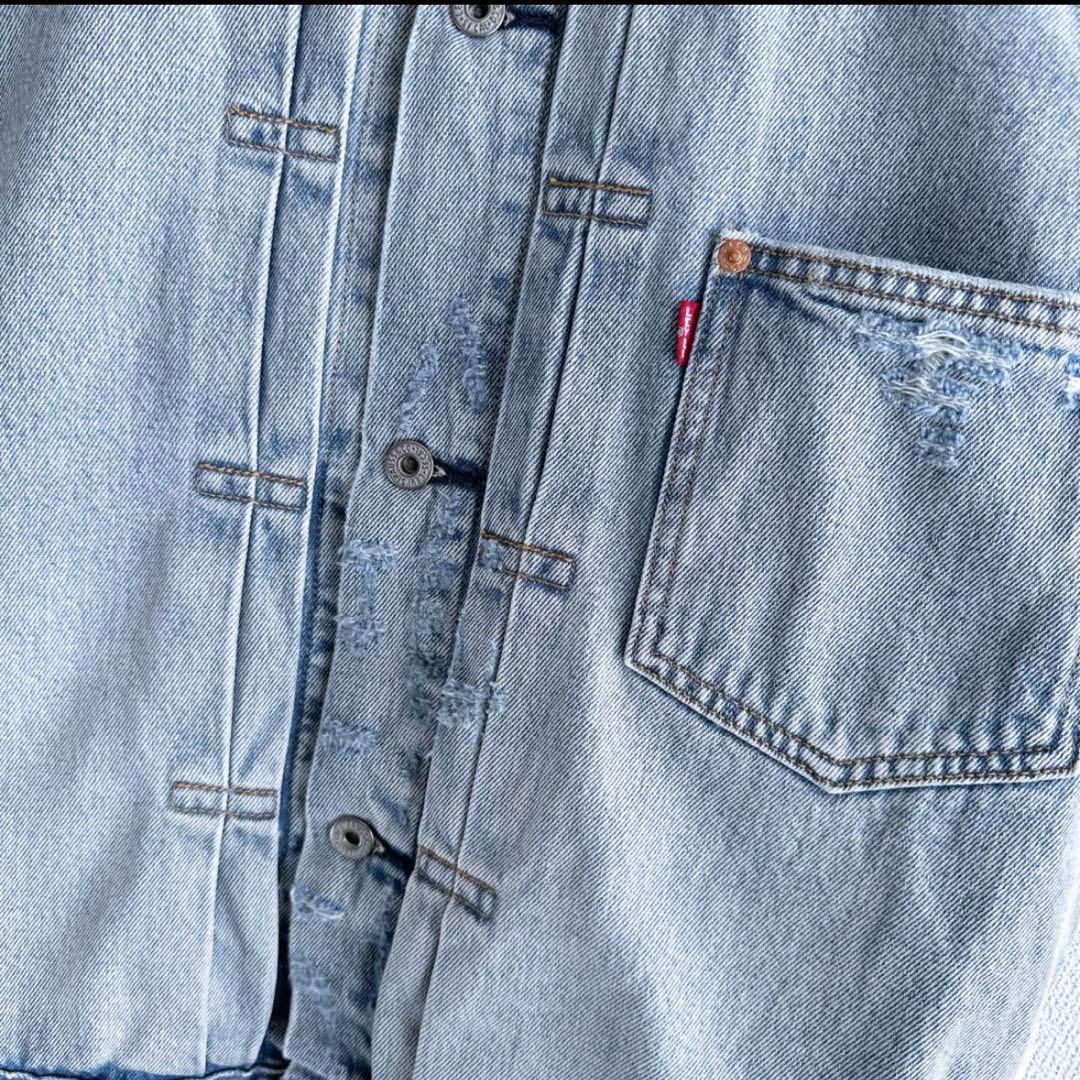 「レア」LEVI'S リーバイス 1st型 ダメージ加工 デニムジャケット