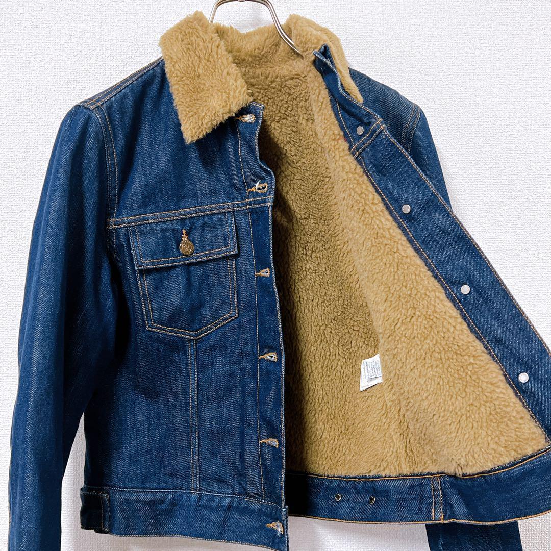 【美品】レア DOLCE&GABBANA イタリア製 中ボア デニムジャケット
