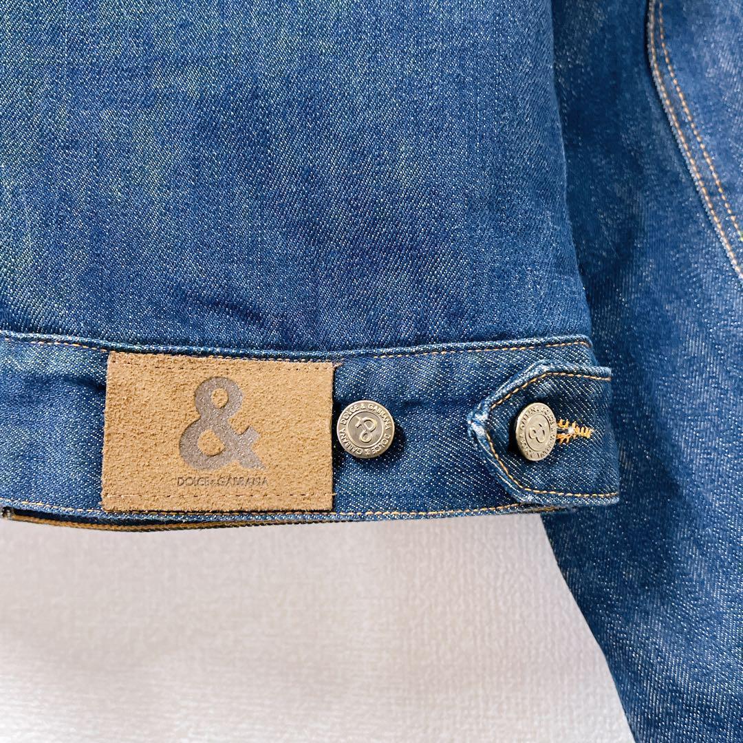 【美品】レア DOLCE&GABBANA イタリア製 中ボア デニムジャケット