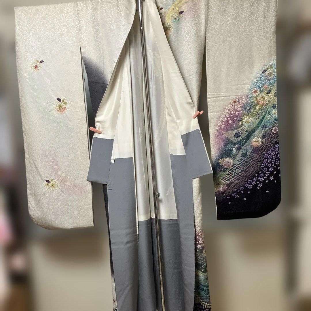 辻ヶ花　正絹　振袖