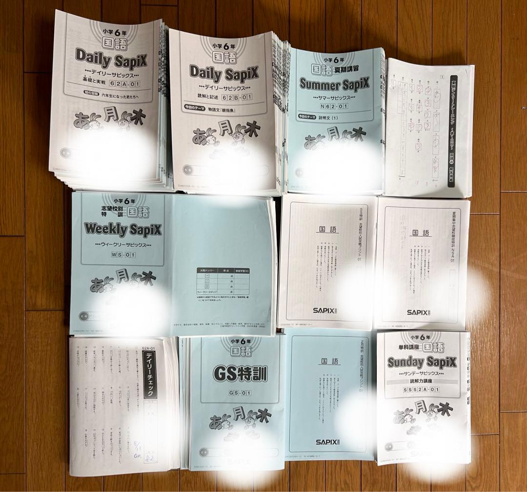 2024年度　SAPIX 6年 最新版 全部セット