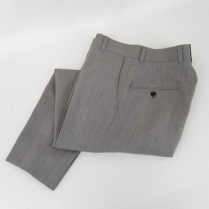 ★タグ付き★ウィローパンツ スラックスパンツ サイズ0 グレー サマーウール