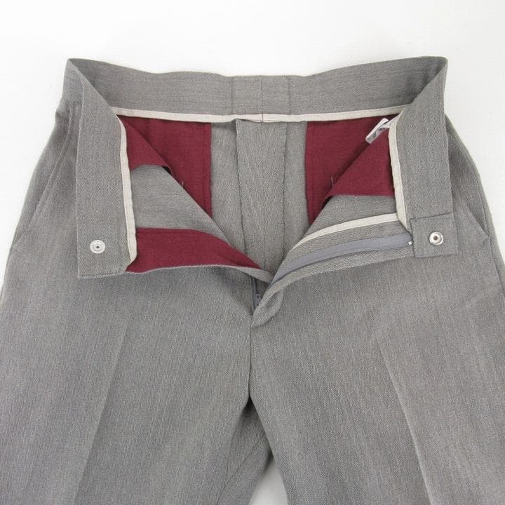 ★タグ付き★ウィローパンツ スラックスパンツ サイズ0 グレー サマーウール