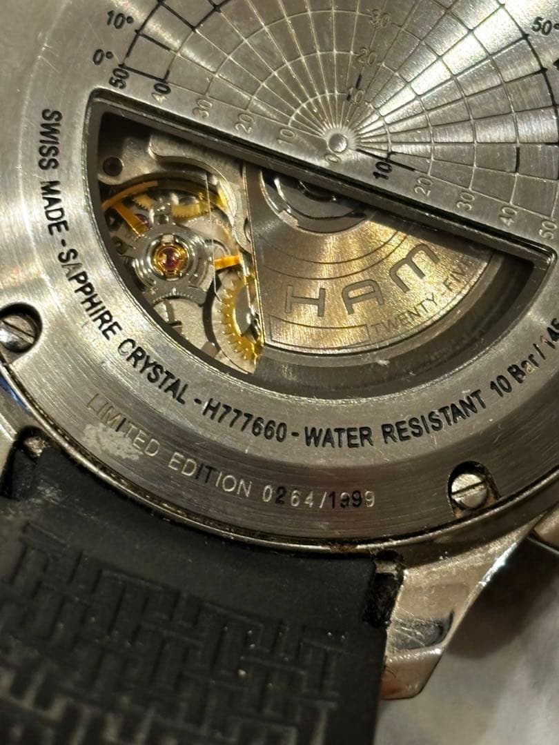 定価27万円　ハミルトンHamilton/カーキXウインド限定H77766331