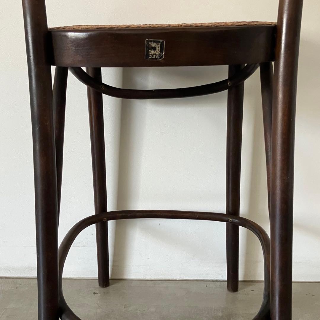 レトロ　アンティーク　ヴィンテージ　古家具　トーネット　カウンターチェア　カフェ