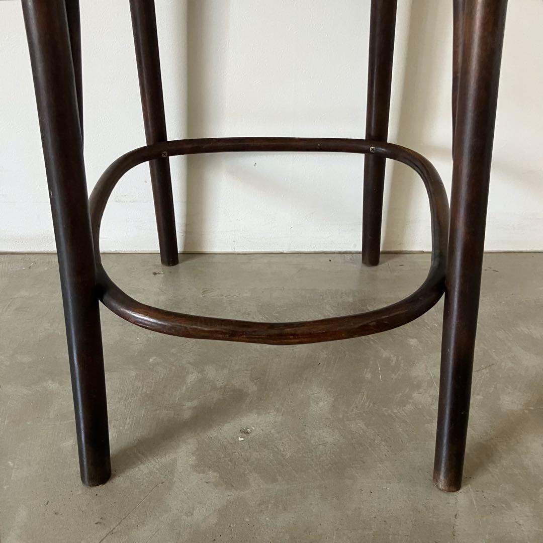 レトロ　アンティーク　ヴィンテージ　古家具　トーネット　カウンターチェア　カフェ