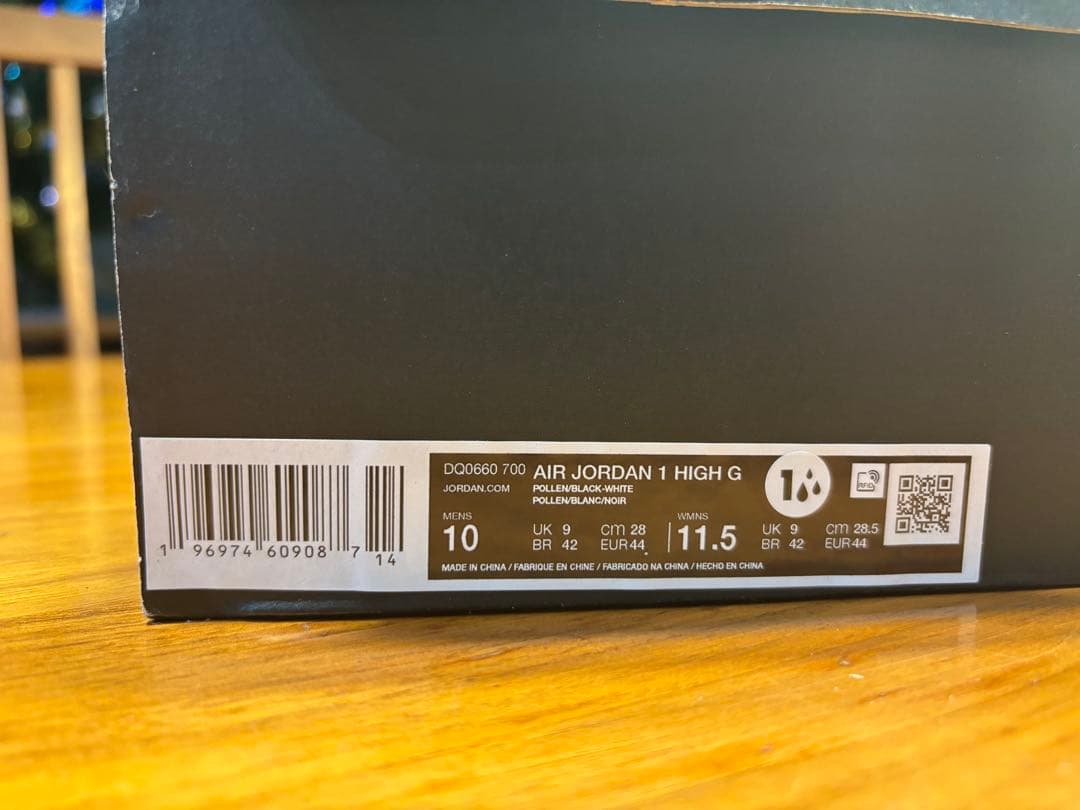 の*り様 AIR JORDAN 1 HIGH G ゴルフシューズ　パラン