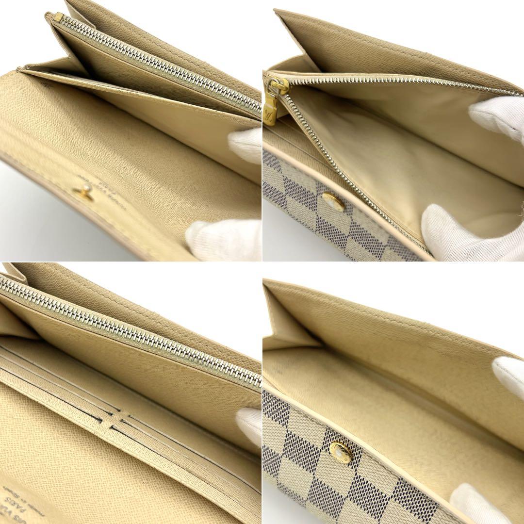 ルイヴィトン ダミエアズール 長財布 ポルトフォイユサラ 男女兼用