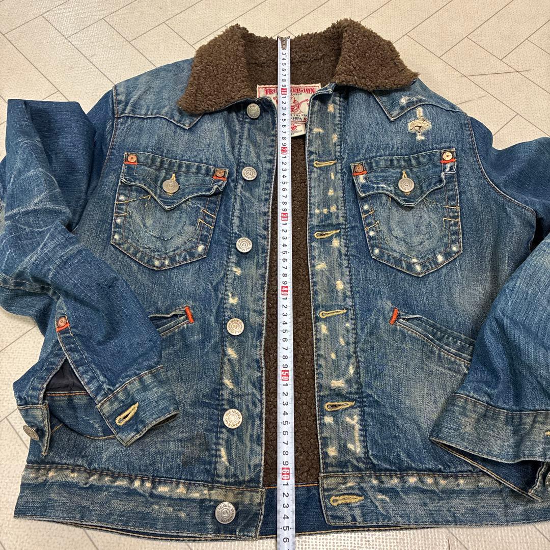 TRUE RELIGION JIMMY SHERPA M デニムジャケット