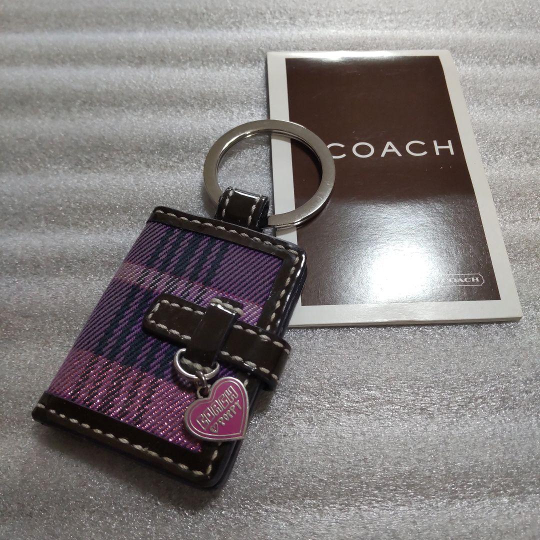 COACHコーチ☆Poppy Pink Heart BagCharm