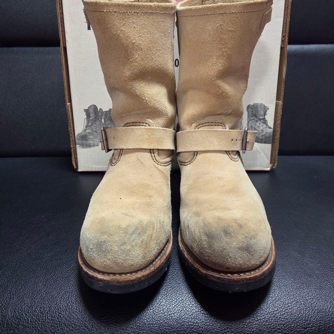 RED WING レッドウイング エンジニアブーツ スウェードベージュ ２８㎝