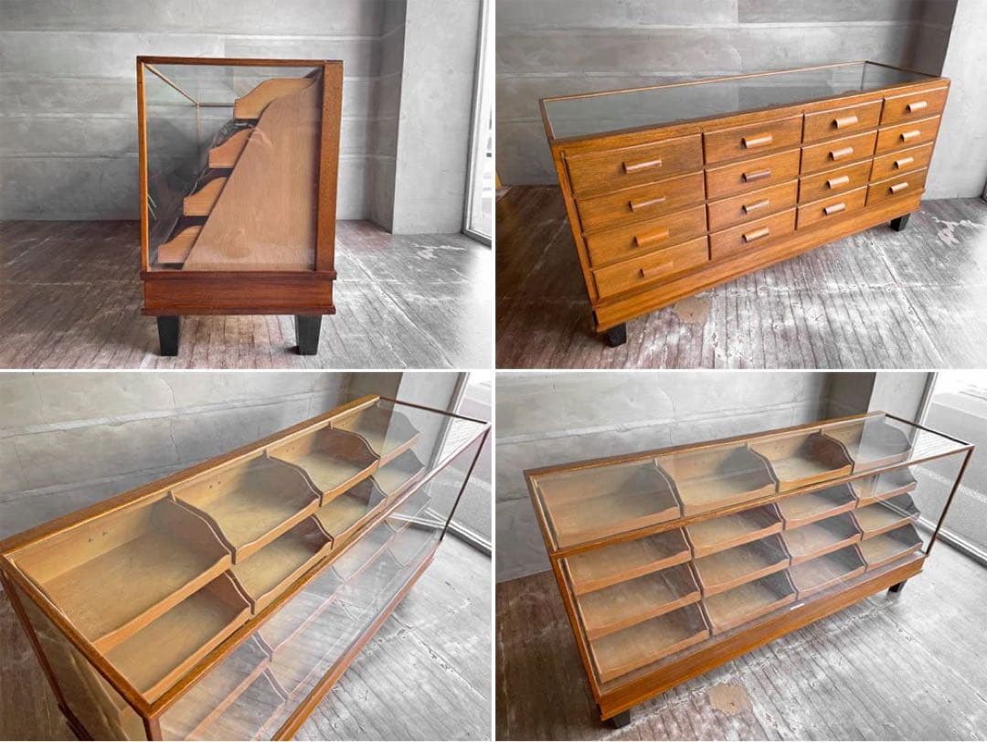 A.F.CORBETT社 英国アンティーク シャツケース ガラスショーケース