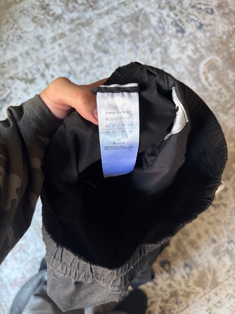 パンツ Rick Owens CARGO BELAS WIDE PANTS BLACK