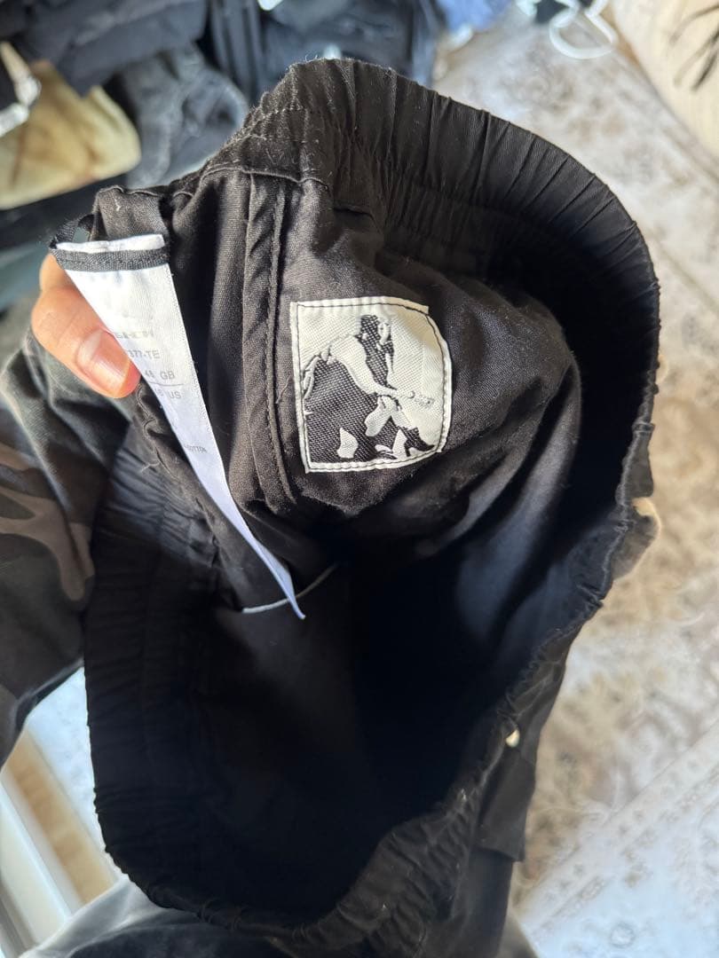 パンツ Rick Owens CARGO BELAS WIDE PANTS BLACK