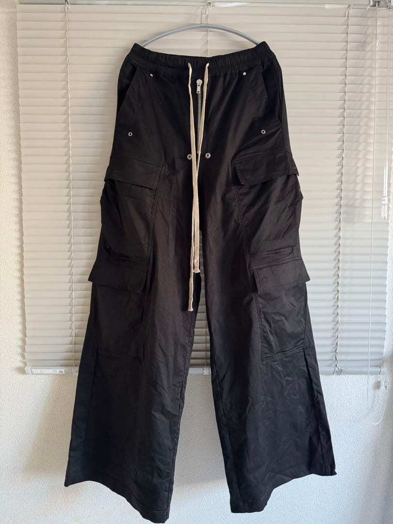 パンツ Rick Owens CARGO BELAS WIDE PANTS BLACK