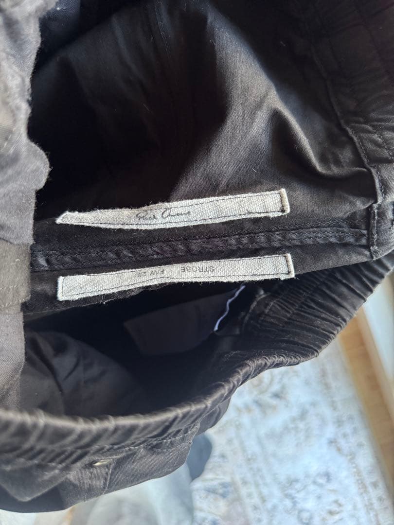 パンツ Rick Owens CARGO BELAS WIDE PANTS BLACK