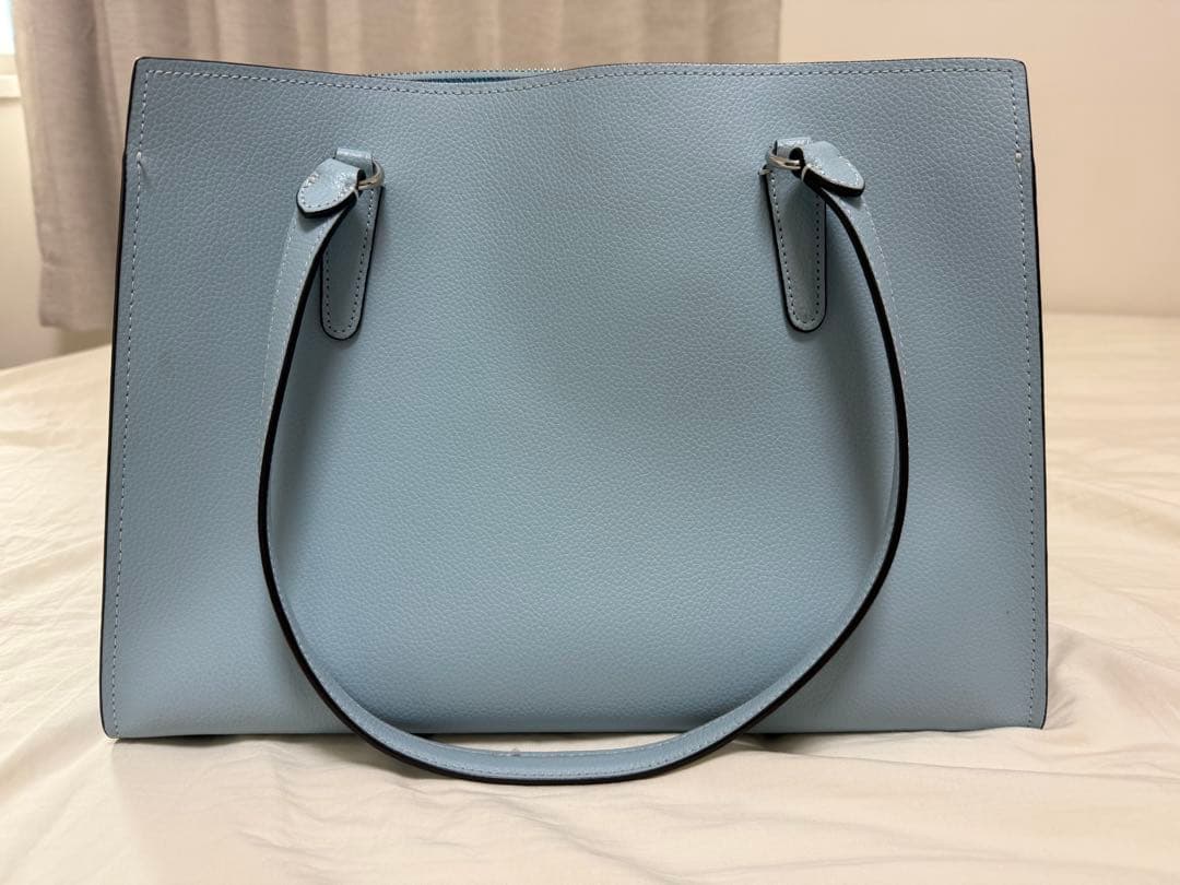 コーチ　トートバッグ　水色