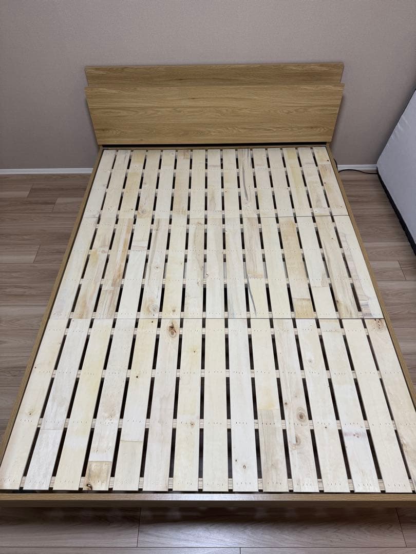 18.5万→3.3万円 エマハイブリッドV2ダブル+棚付きベッド 東京自取限定