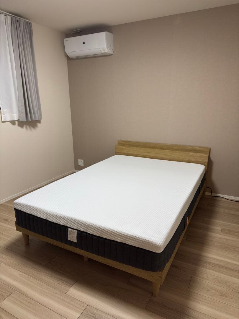 18.5万→3.3万円 エマハイブリッドV2ダブル+棚付きベッド 東京自取限定