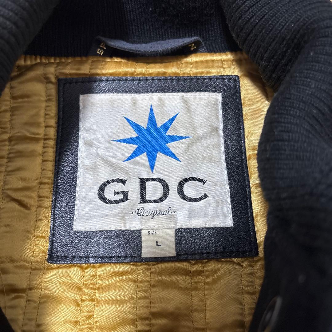 GDC スタジャン　袖レザー　キムタク