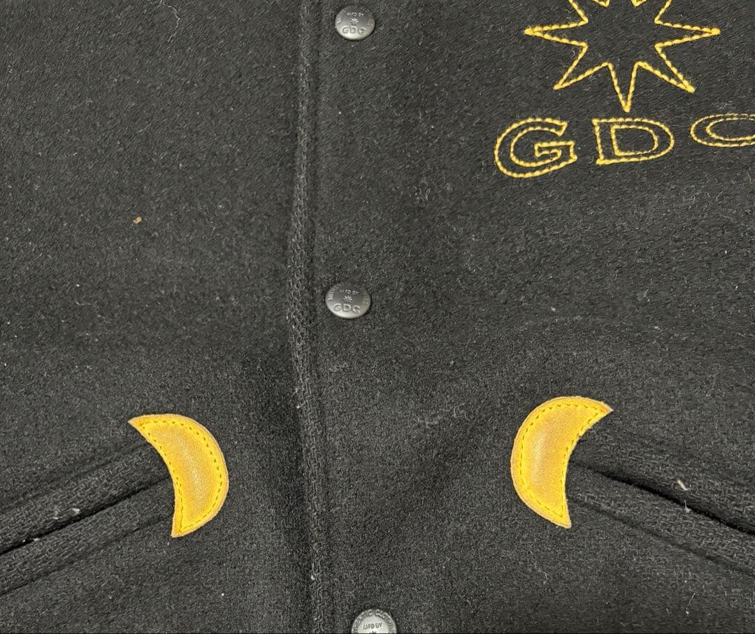 GDC スタジャン　袖レザー　キムタク