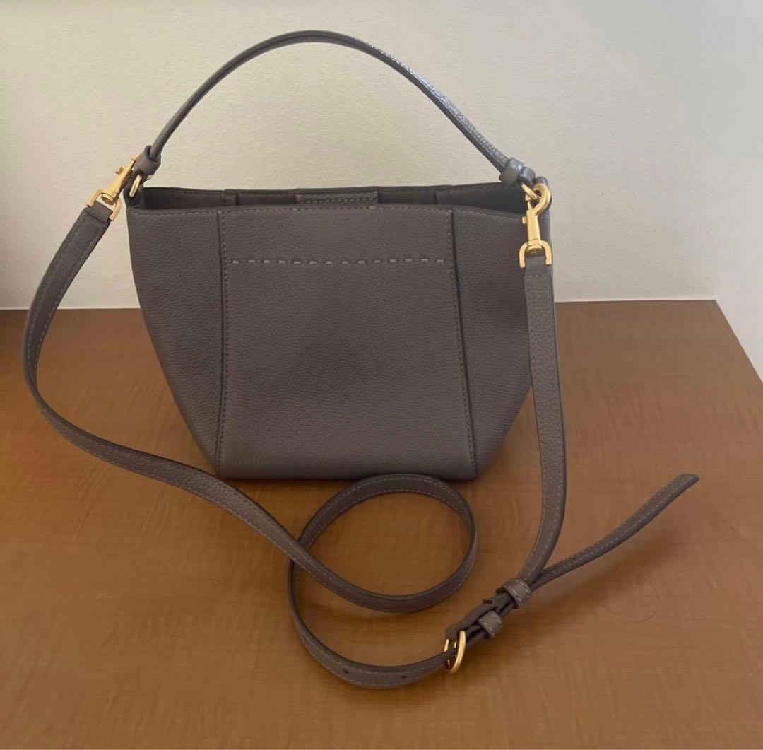 (トリー バーチ) TORY BURCH ショルダー付 バケットバッグ ブラウン