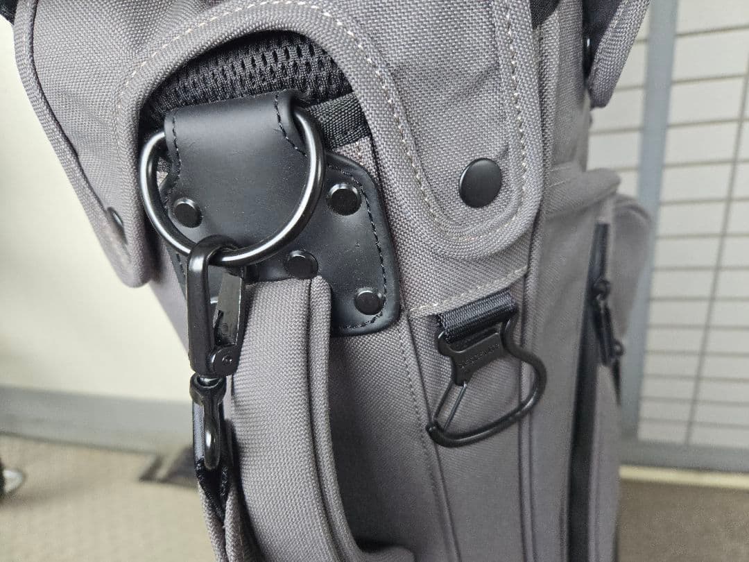 DESCENTE グレー キャディバッグ