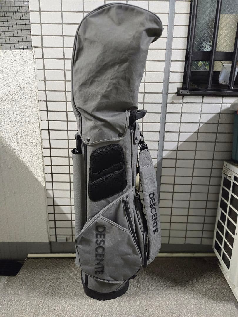 DESCENTE グレー キャディバッグ