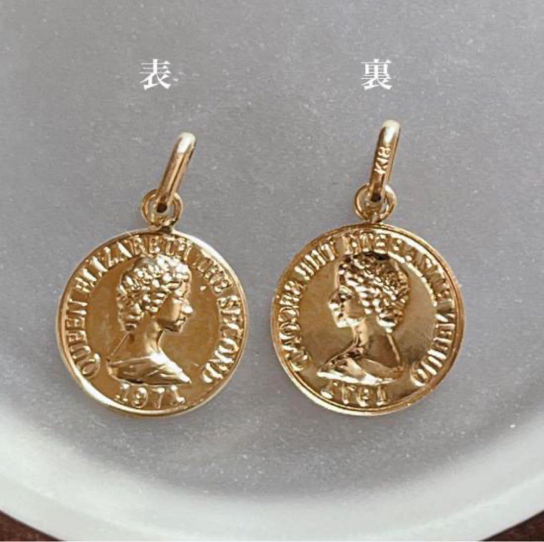 K18  ネックレス 18K トップ 刻印 トップ　S