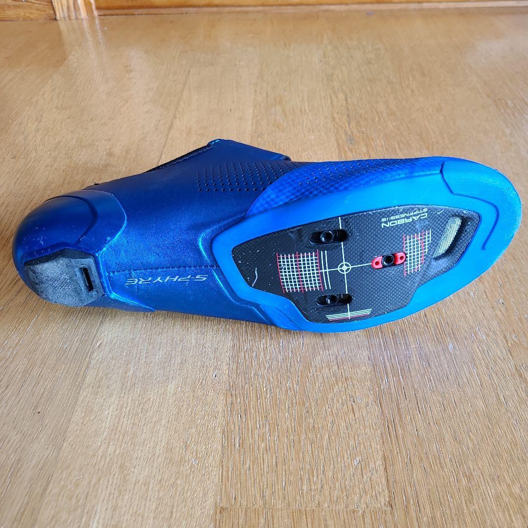 Shimano S-PHYRE 青 シューズ BOAダイヤル式