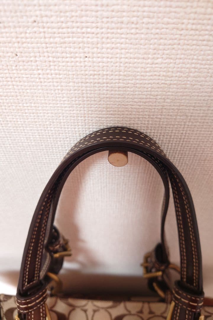 COACH コーチ トートバッグ パッチワーク 豹柄 キャンバスレザー