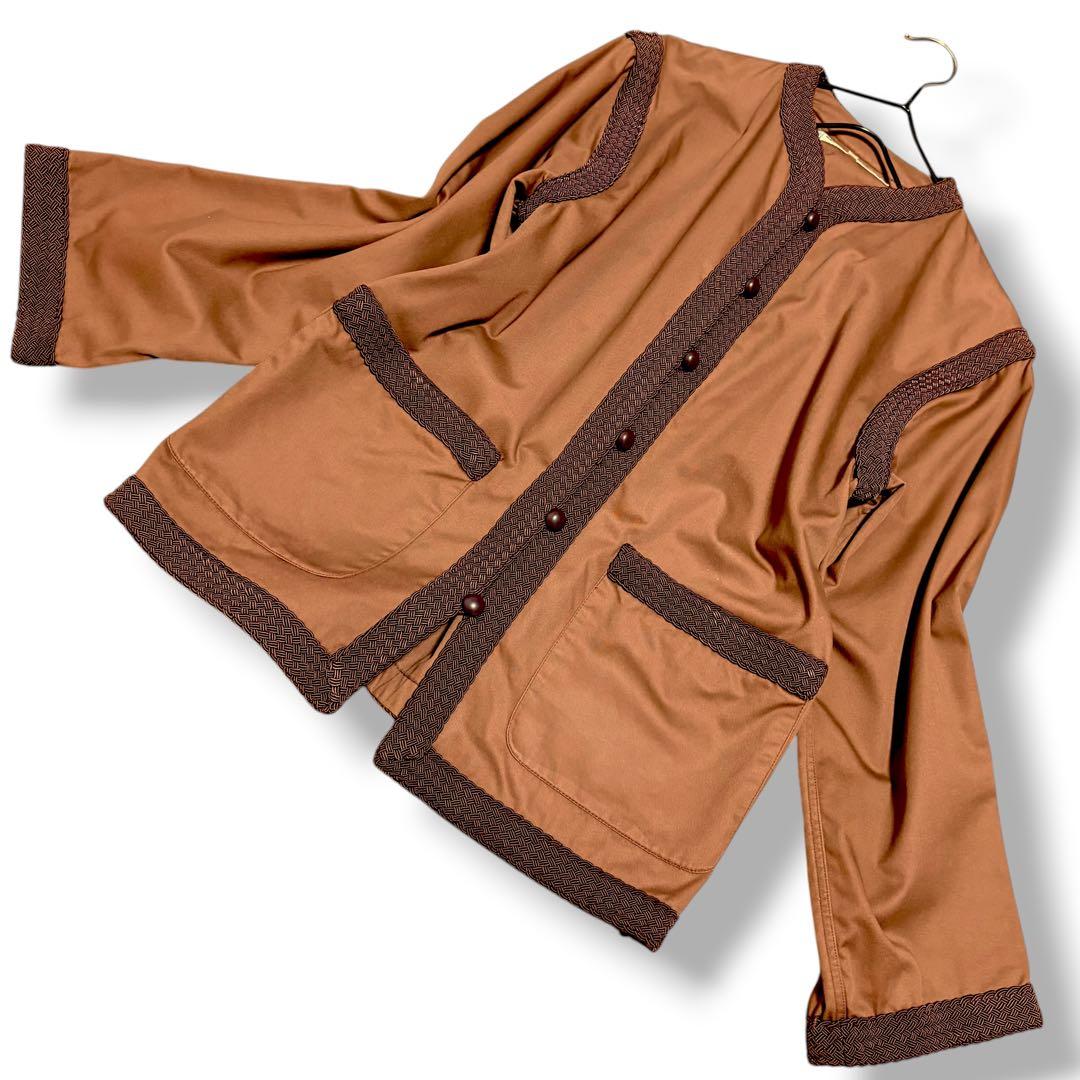 1977/イブサンローランリブゴーシュ/ノーカラー/イブニングジャケット