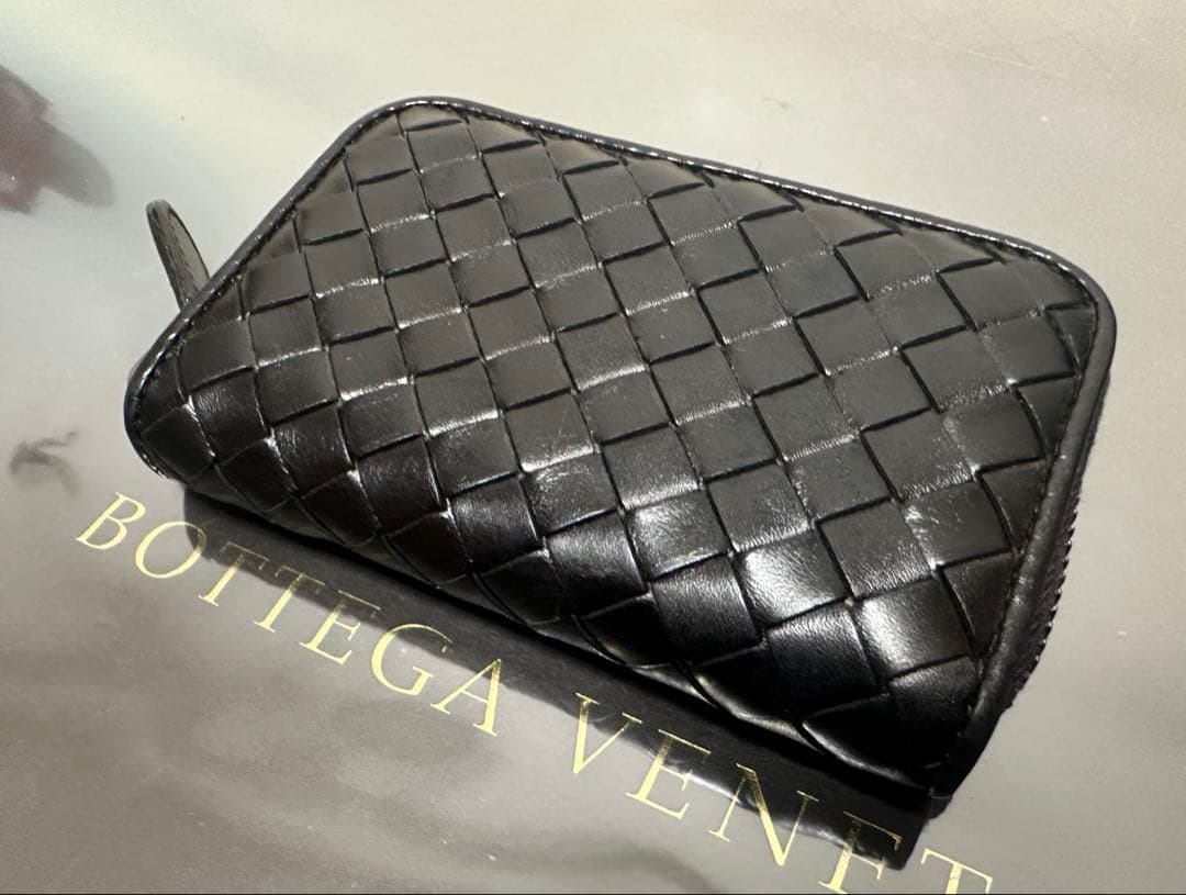 【付属品付】ボッテガヴェネタ イントレチャートケース/ラム/黒2️⃣✨✨