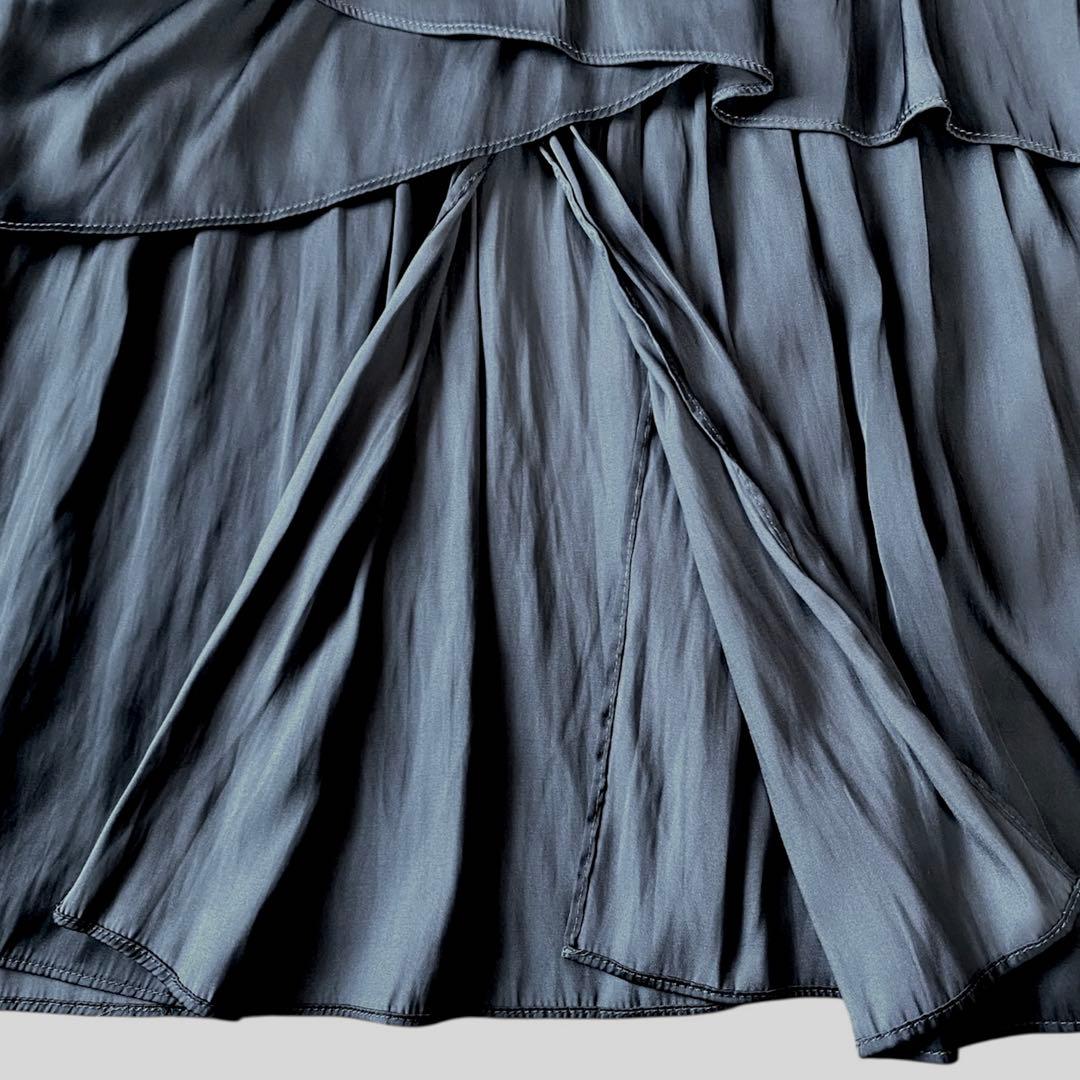 FRAY I.D ビスチェコンビニットワンピース　グレー系　ロングワンピース